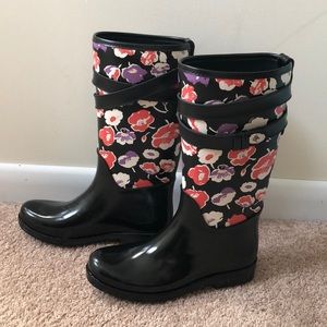 Coach rain boots
